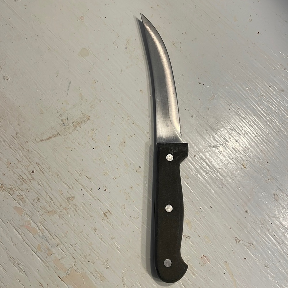 Vintage 1930s Winchester 5.5” triple riveted over full tang trade knife